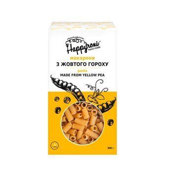 Трубочки с желтого гороха Happyroni , 300 г 45924120471 фото