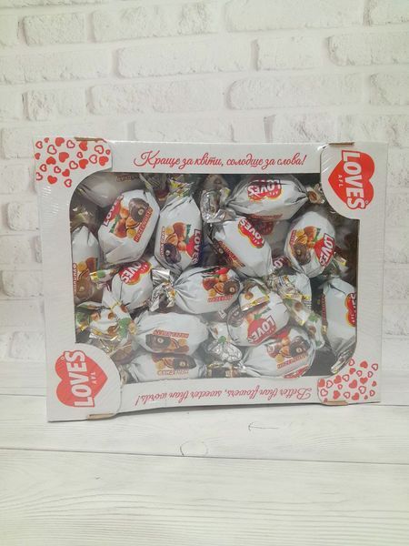 Конфеты Брауни "Фундук" LOVES, 1кг 961468771091 фото